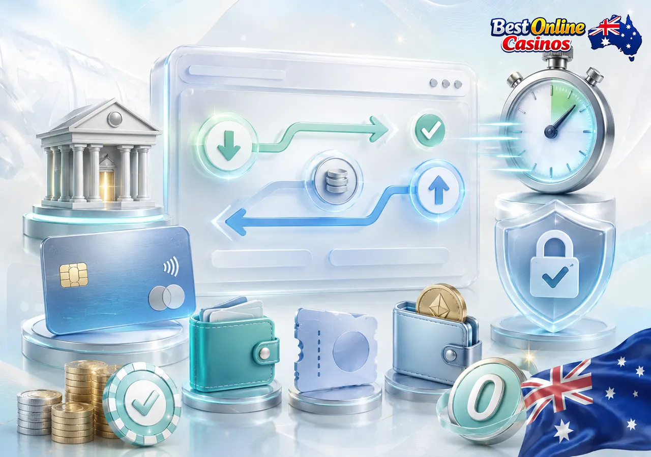 Deposit and withdrawal methods at online casinos
